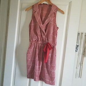 Fun Patterned Dress with Pockets